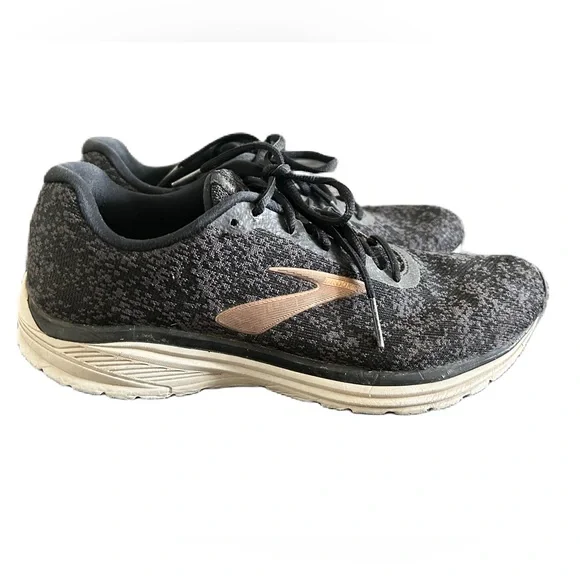 Brooks Anthem 2 Black Grey Running Sneakers Shoes Mens Size 10 - Picture 2 of 9
